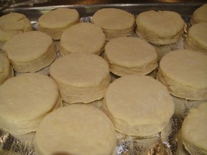 Buttermilk Biscuits Ready for the Oven