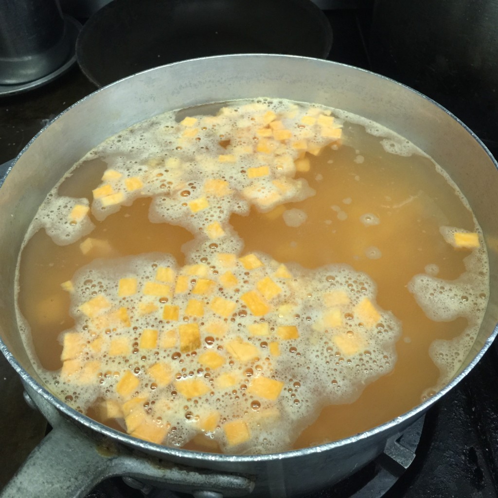 Boil Sweet Potatoes