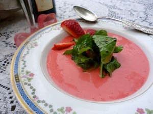 Strawberry and Watermelon Gazpacho