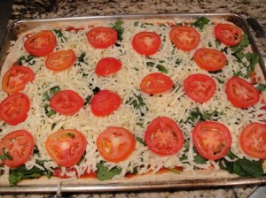 Pizza Ready for the Oven