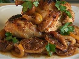 Pan Seared Chicken with Honey and Figs