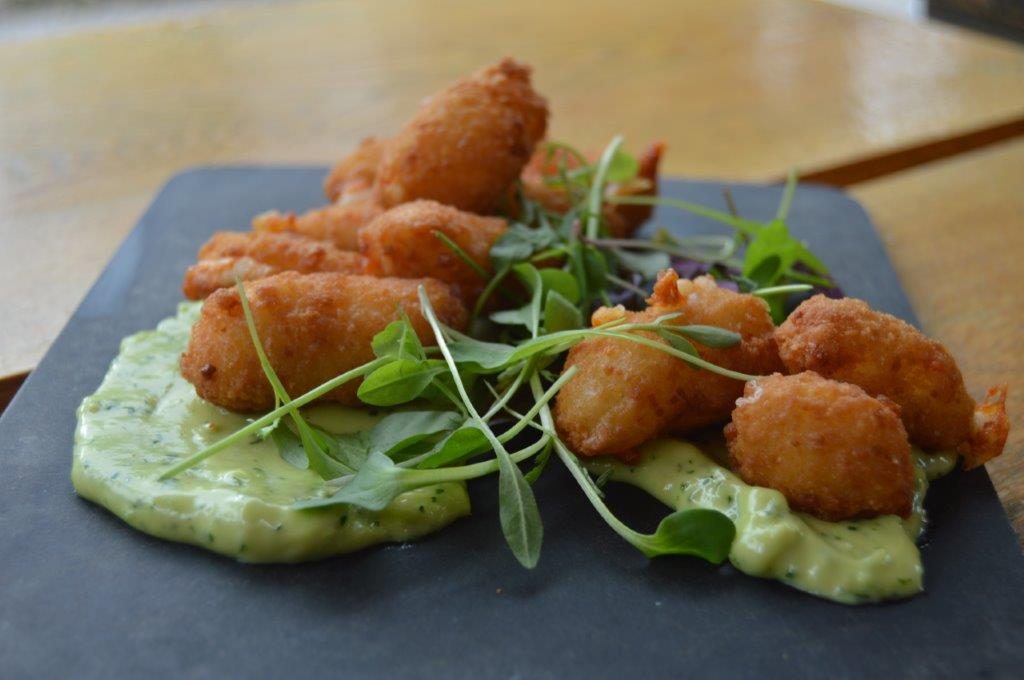 Cheese Curds with Wasabi Aioli